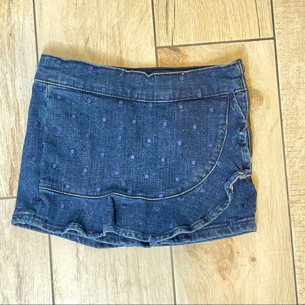 DL1861 Girls Jean Skort Size 3T